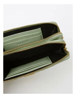 Marcs Whitney Leather Flapover Wallet In Mint -Mocha shop 948446470 6 720x928