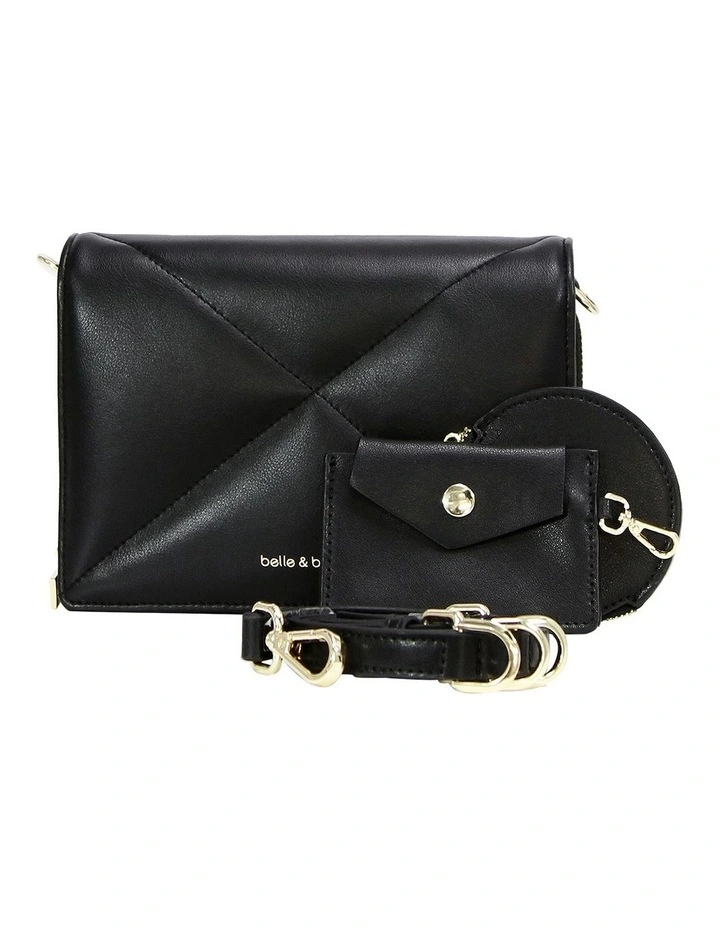 Belle & Bloom Moonlit Drive Leather Crossbody Bag In Black 4 Belle & Bloom Moonlit Drive Leather Crossbody Bag In Black - Image 2