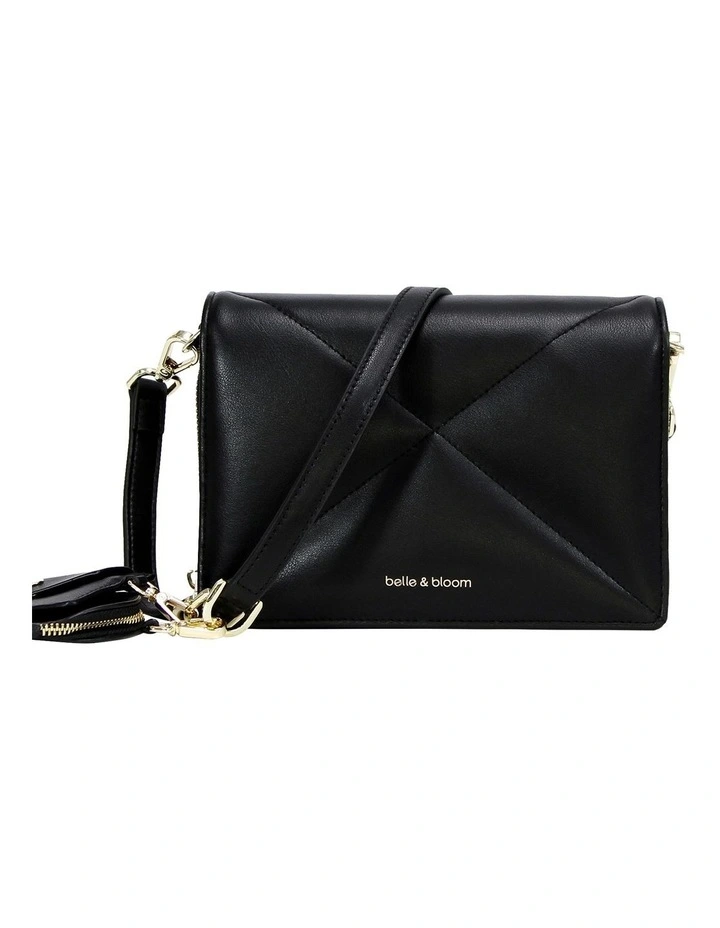 Belle & Bloom Moonlit Drive Leather Crossbody Bag In Black 8 Belle & Bloom Moonlit Drive Leather Crossbody Bag In Black - Image 6