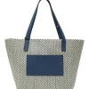 Oxford Kaya Woven Tote In Natural/Navy -Mocha shop 949036420 1 720x928