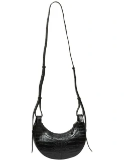 Oxford Lourdes Leather Crescent Bag In Black Croc 8 Oxford Lourdes Leather Crescent Bag In Black Croc -Mocha shop 949036780 3 720x928