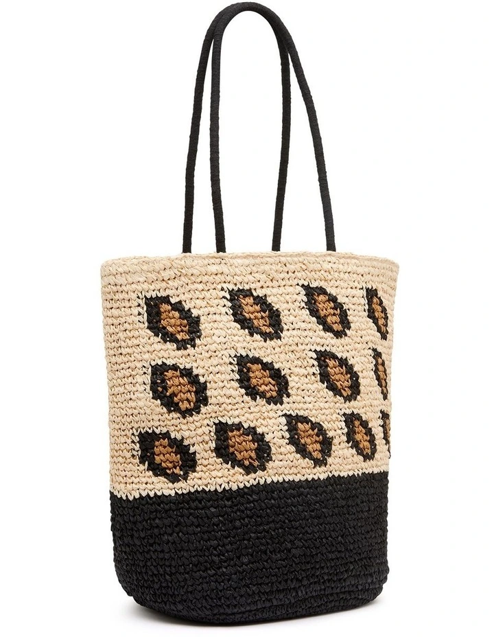 David Lawrence Charli Woven Bag In Natural 4 David Lawrence Charli Woven Bag In Natural - Image 2