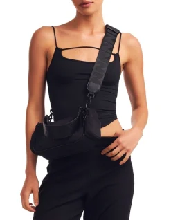 Nakedvice The Rory Nylon Cross Body Bag In Black 9 Nakedvice The Rory Nylon Cross Body Bag In Black -Mocha shop 950235400 2 1 720x928