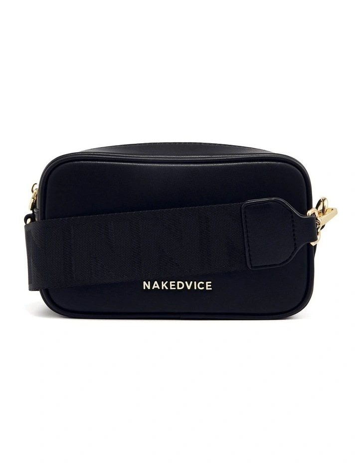 Nakedvice The Mac Juno Zip Top Crossbody Bag In Black 3 Nakedvice The Mac Juno Zip Top Crossbody Bag In Black