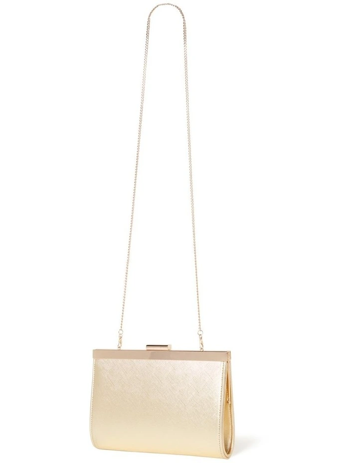 Forever New Anastasia Clutch In Gold 4 Forever New Anastasia Clutch In Gold - Image 2