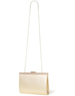 Forever New Anastasia Clutch In Gold 7 Forever New Anastasia Clutch In Gold -Mocha shop 952821820 952826050 3 720x928