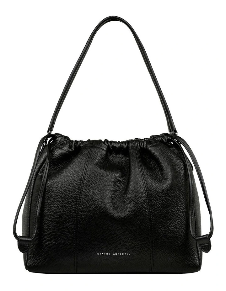 Status Anxiety Point Of No Return Drawstring Pouch In Black 3 Status Anxiety Point Of No Return Drawstring Pouch In Black