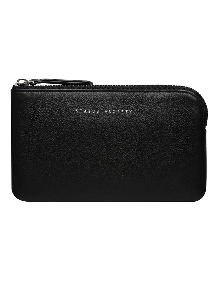 Status Anxiety Smoke And Mirrors Zip Around Wallet In Black 3 Status Anxiety Smoke And Mirrors Zip Around Wallet In Black