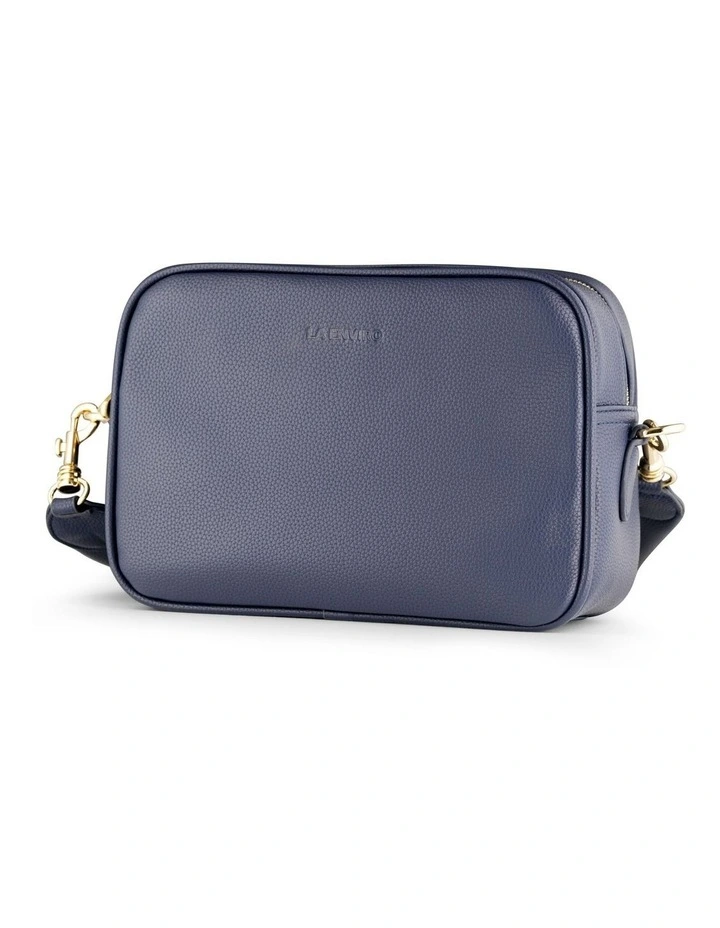 Emerge Woman Elle Vegan Crossbody Bag In Blue 7 Emerge Woman Elle Vegan Crossbody Bag In Blue - Image 5