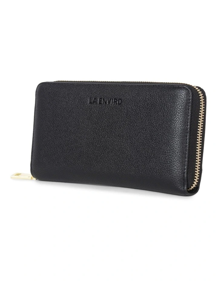 Emerge Woman Eva Vegan Wallet In Black 5 Emerge Woman Eva Vegan Wallet In Black - Image 3