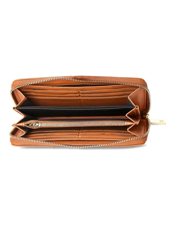 Emerge Woman Eva Vegan Wallet In Tan Brown 5 Emerge Woman Eva Vegan Wallet In Tan Brown - Image 3