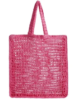 French Connection Summer Textured Tote
