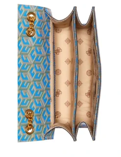 Guess Atene Aquatic Logo Flapover Crossbody Bag In Blue 8 Guess Atene Aquatic Logo Flapover Crossbody Bag In Blue -Mocha shop 955935010 3 720x928