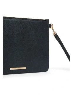 David Lawrence Ares Leather Pouch In Black Metallic 8 David Lawrence Ares Leather Pouch In Black Metallic -Mocha shop 957480670 3 720x928