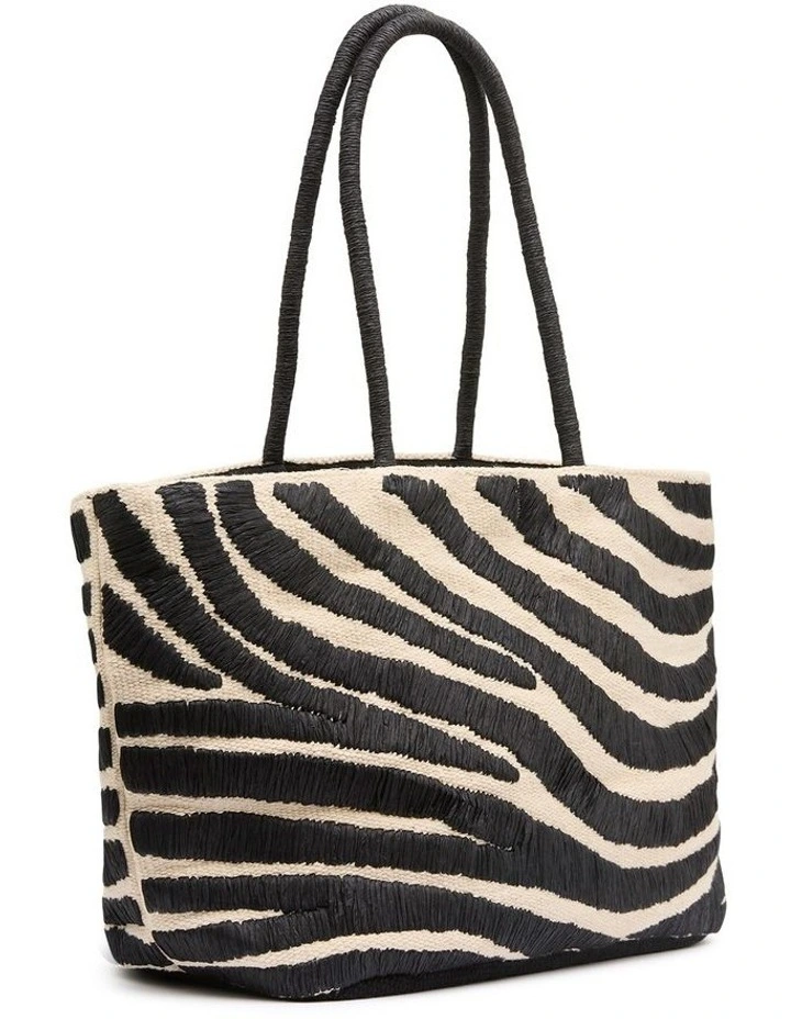 David Lawrence Martie Woven Bag In Black Multi 4 David Lawrence Martie Woven Bag In Black Multi - Image 2