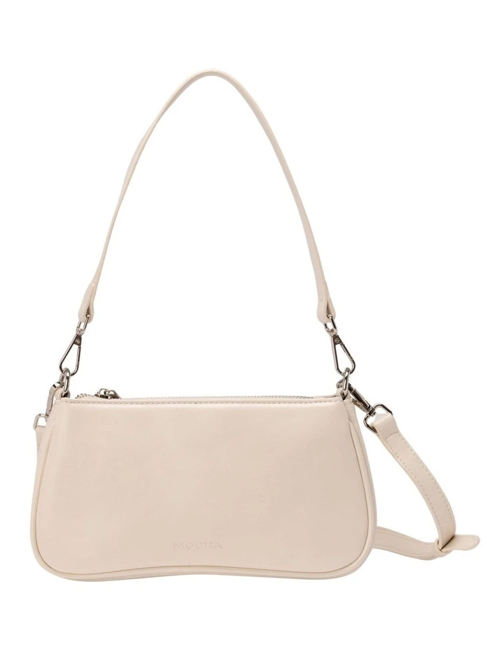 Mocha Carla Mini Crossbody Bag In Cream 3 Mocha Carla Mini Crossbody Bag In Cream