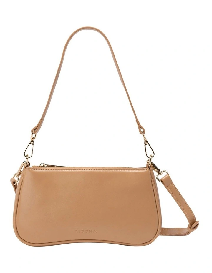 Mocha Carla Mini Crossbody Bag In Tan 3 Mocha Carla Mini Crossbody Bag In Tan