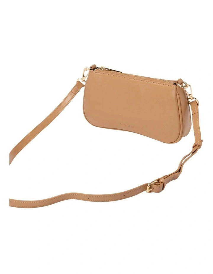 Mocha Carla Mini Crossbody Bag In Tan 6 Mocha Carla Mini Crossbody Bag In Tan - Image 4