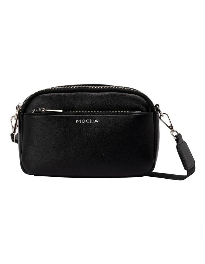 Mocha Laural Crossbody Bag In Black/Silver 3 Mocha Laural Crossbody Bag In Black/Silver
