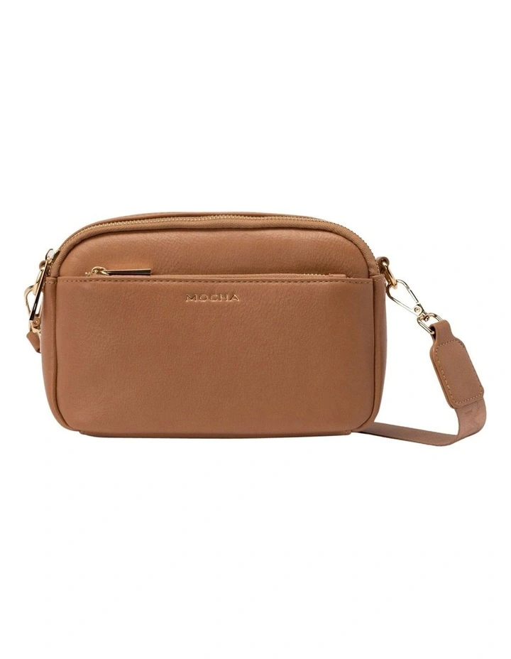Mocha Laural Crossbody Bag In Tan/Light Gold 3 Mocha Laural Crossbody Bag In Tan/Light Gold