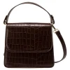 Mocha Bindi Croc-Embossed Crossbody In Chocolate -Mocha shop 958712950 1 720x928