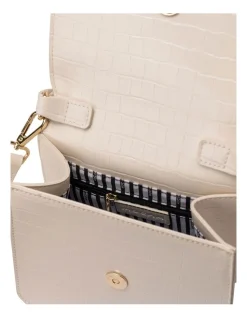 Mocha Bindi Croc-Embossed Crossbody In White 8 Mocha Bindi Croc-Embossed Crossbody In White -Mocha shop 958713040 3 720x928