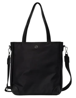 Mocha Ebby Tote Bag In Black