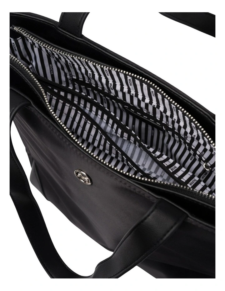 Mocha Ebby Tote Bag In Black 5 Mocha Ebby Tote Bag In Black - Image 3