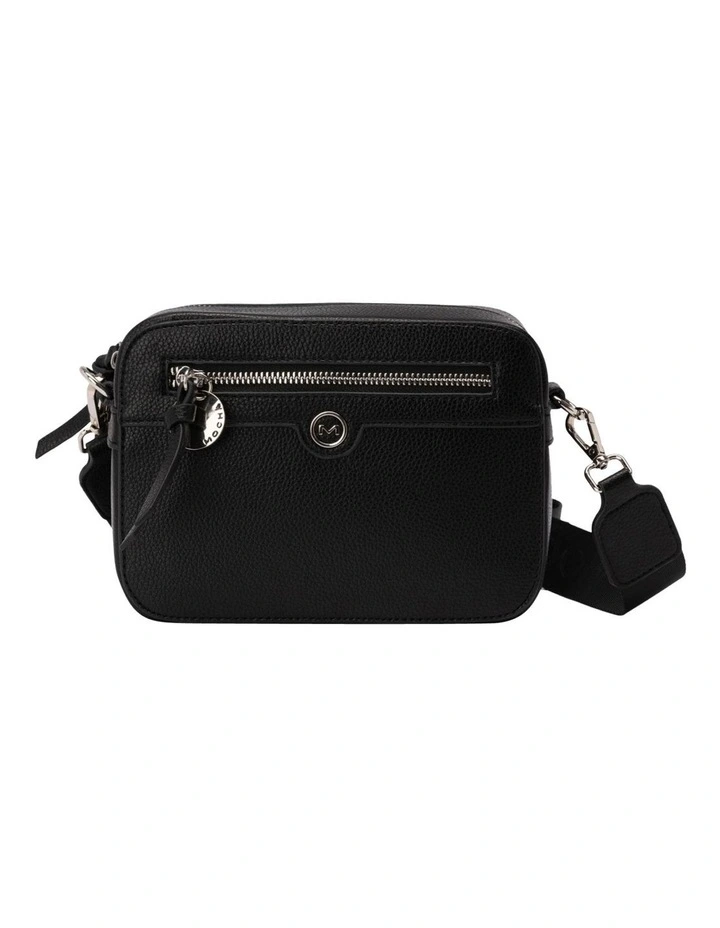 Mocha Cindi Box Crossbody Bag Fabric Strap In Black 3 Mocha Cindi Box Crossbody Bag Fabric Strap In Black