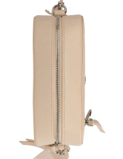 Mocha Cindi Box Crossbody Bag Fabric Strap In Cream -Mocha shop 958713850 3 720x928