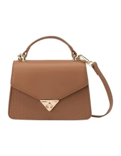 Mocha Tessa Mini Handbag In Tan