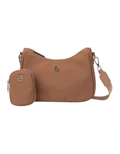 Mocha Ebby Crossbody Bag In Brown