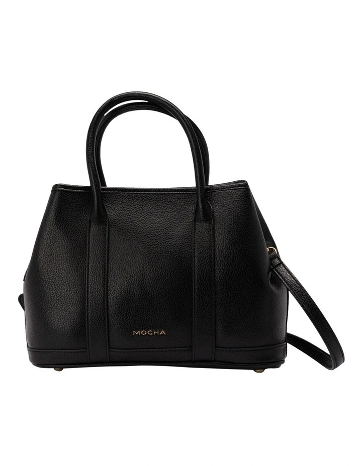 Mocha Edith Tote Bag In Black 3 Mocha Edith Tote Bag In Black