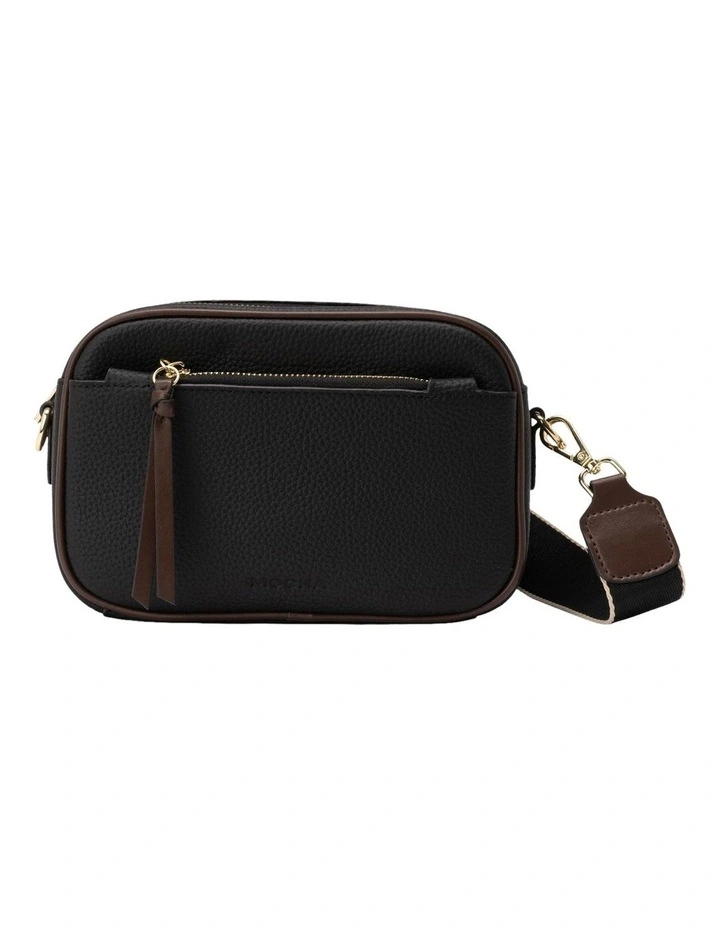 Mocha Libby Leather Crossbody Bag In Black 3 Mocha Libby Leather Crossbody Bag In Black
