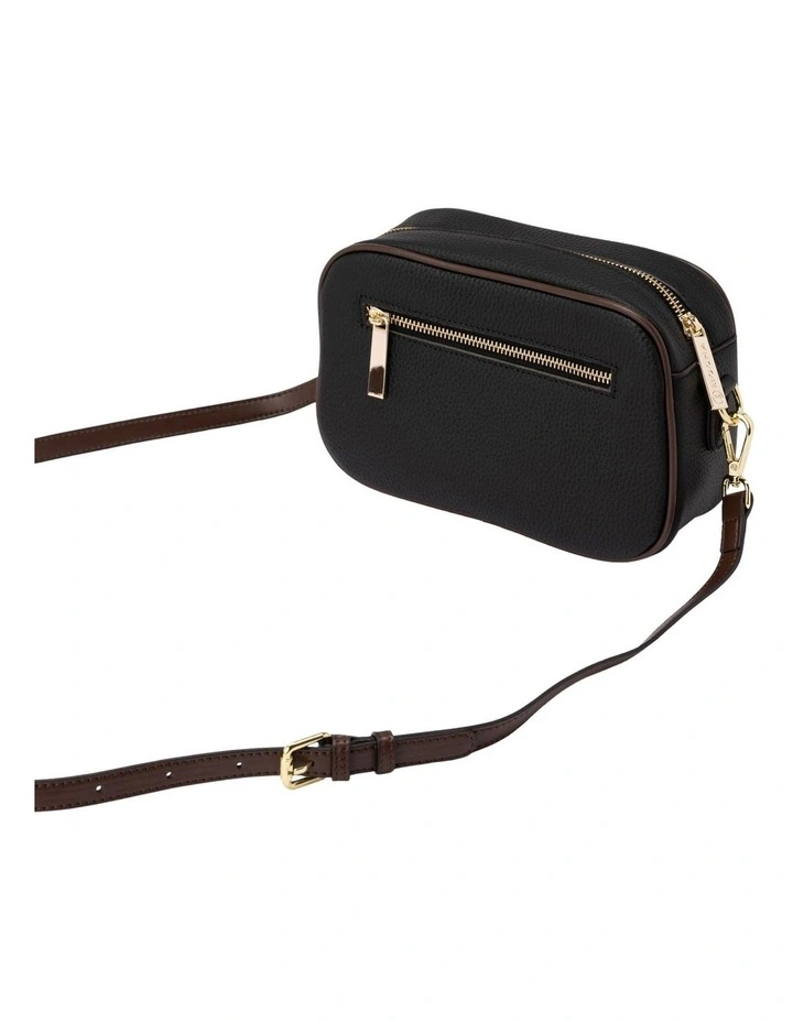 Mocha Libby Leather Crossbody Bag In Black 7 Mocha Libby Leather Crossbody Bag In Black - Image 5