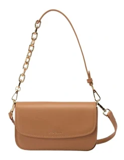 Mocha Donnette Half-Chain Bag Tan