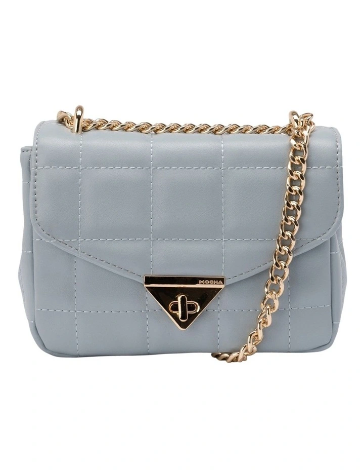 Mocha Mini Vera Quilted Crossbody In Blue 3 Mocha Mini Vera Quilted Crossbody In Blue