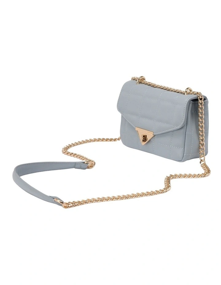 Mocha Mini Vera Quilted Crossbody In Blue 6 Mocha Mini Vera Quilted Crossbody In Blue - Image 4