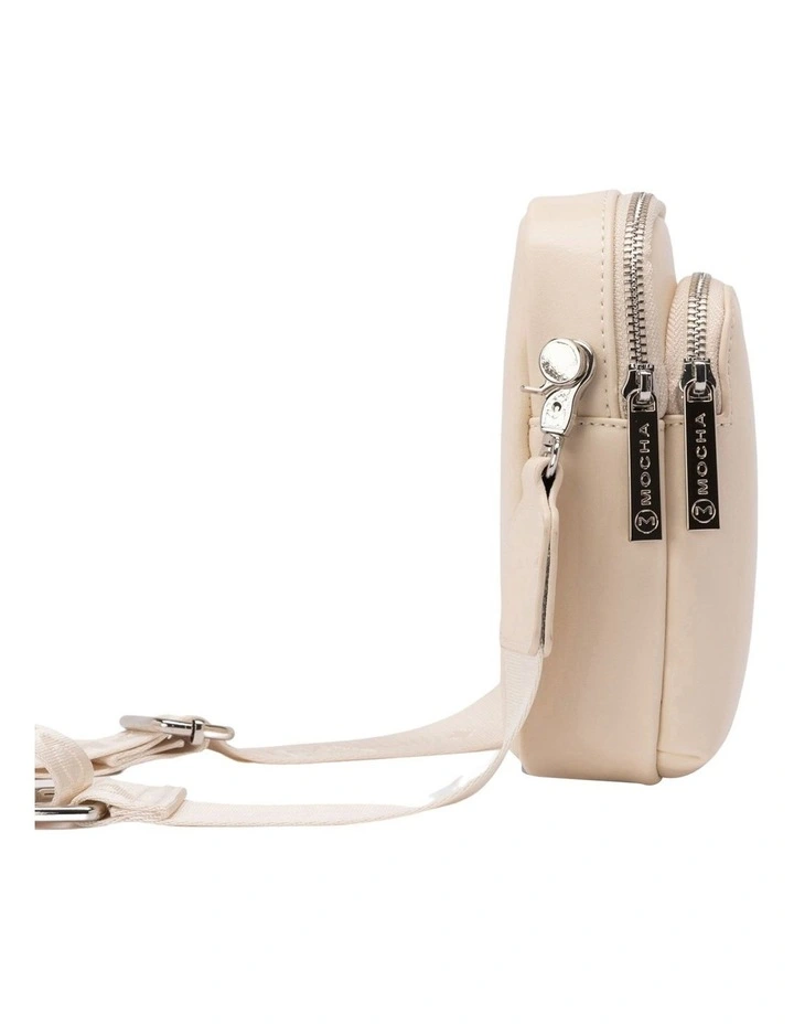 Mocha Medina Phone Crossbody Bag In Cream 4 Mocha Medina Phone Crossbody Bag In Cream - Image 2