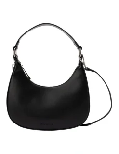 Mocha Aphrodite Hobo Bag In Black