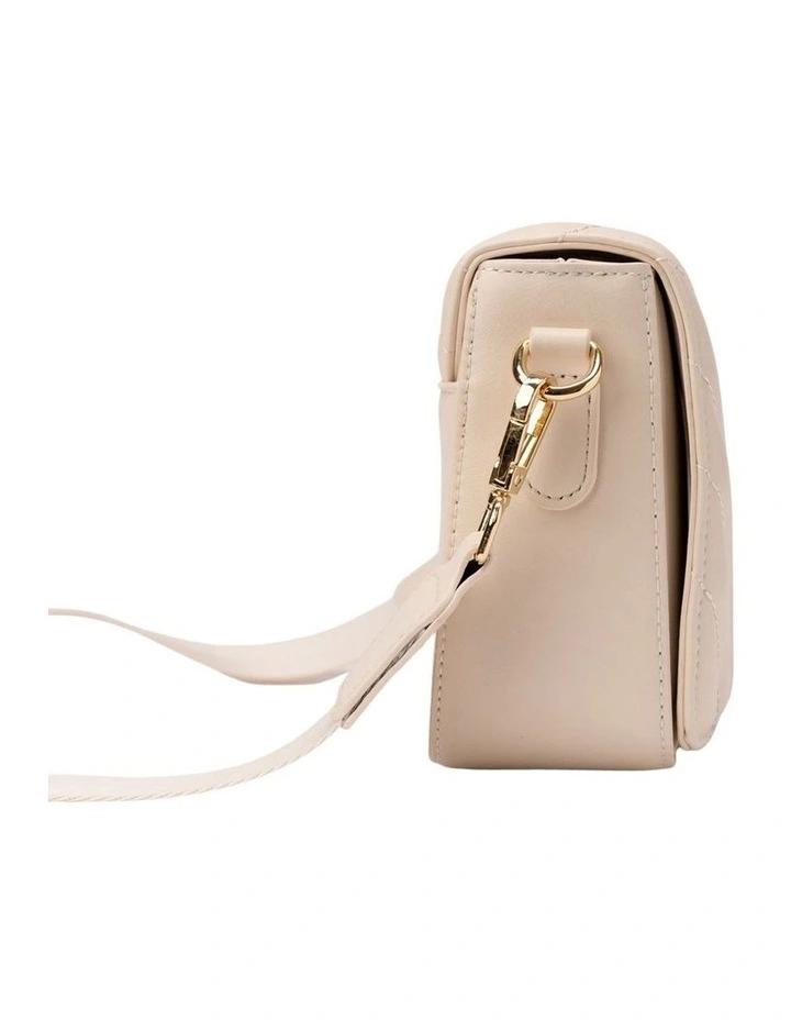 Mocha Nina Quilted Crossbody Bag In Cream 4 Mocha Nina Quilted Crossbody Bag In Cream - Image 2