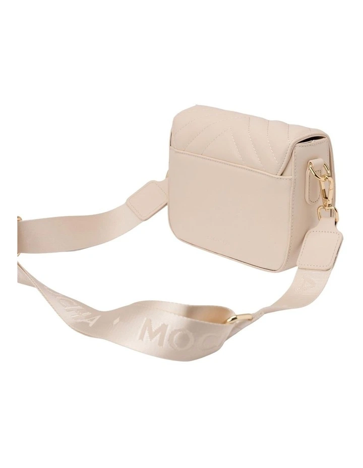 Mocha Nina Quilted Crossbody Bag In Cream 6 Mocha Nina Quilted Crossbody Bag In Cream - Image 4