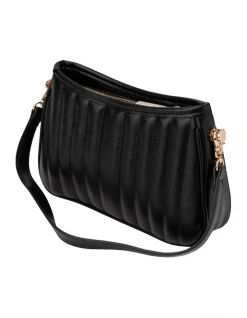Mocha Leona Quilted Shoulder Bag In Black -Mocha shop 958719430 5 720x928