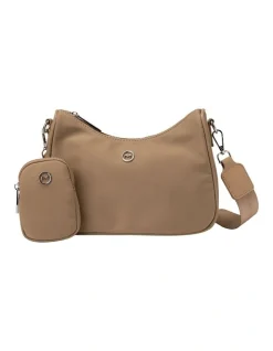 Mocha Ebby Crossbody Bag In Brown