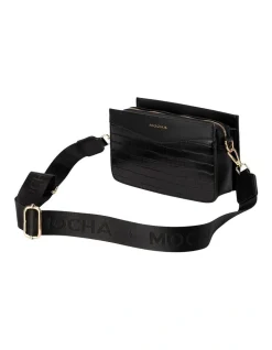 Mocha Bindi Croc-Embossed Box Crossbody In Black 9 Mocha Bindi Croc-Embossed Box Crossbody In Black -Mocha shop 958723030 4 720x928