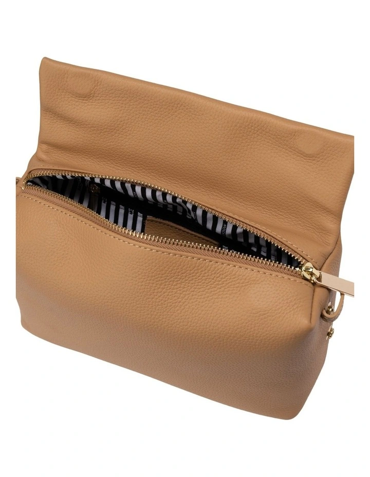 Mocha Lidia Leather Boston Bag In Taupe 5 Mocha Lidia Leather Boston Bag In Taupe - Image 3