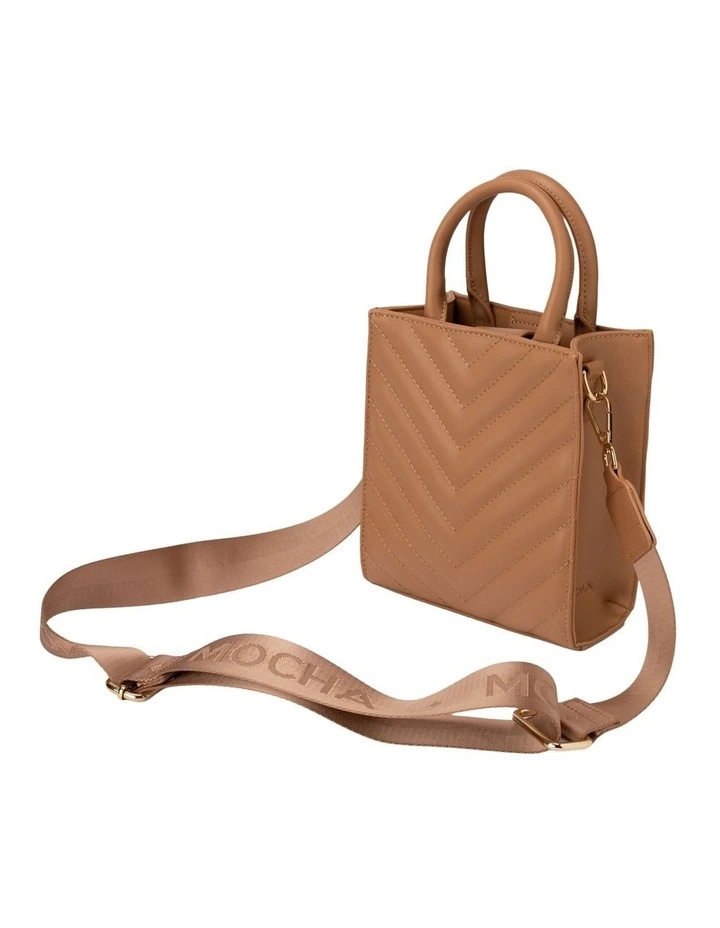 Mocha Nina Mini Tote In Brown 6 Mocha Nina Mini Tote In Brown - Image 4