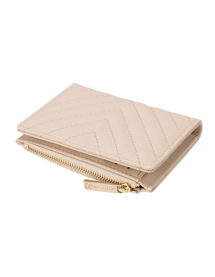 Mocha Nina Small Wallet In Cream 4 Mocha Nina Small Wallet In Cream - Image 2