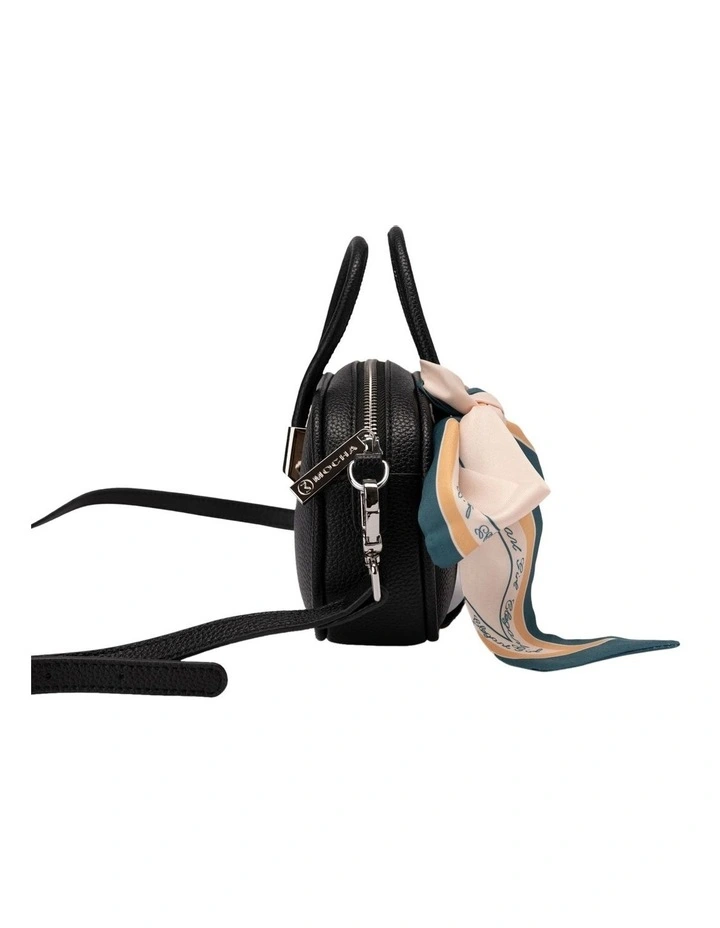 Mocha Laney Leather Mini Top Handle Bag In Black 4 Mocha Laney Leather Mini Top Handle Bag In Black - Image 2