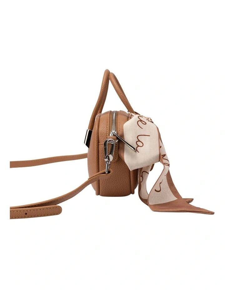 Mocha Laney Leather Mini Top Handle Bag In Brown 4 Mocha Laney Leather Mini Top Handle Bag In Brown - Image 2